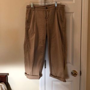 Cute wide legged Anthropology khaki pants